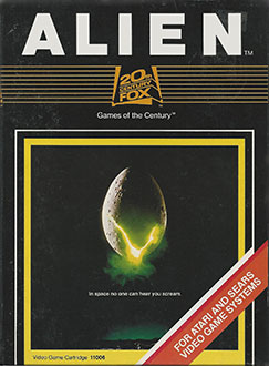 Carátula del juego Alien (Atari 2600)