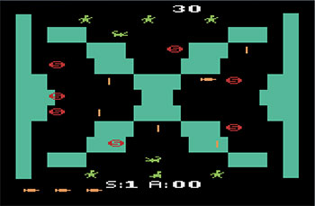 Pantallazo del juego online Alligator People (Atari 2600)
