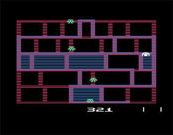 Pantallazo del juego online Amidar (Atari 2600)