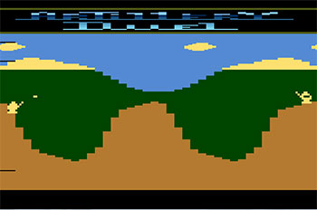 Pantallazo del juego online Artillery Duel (Atari 2600)