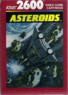 Carátula del juego Asteroids (Atari 2600)