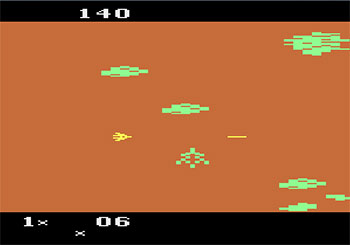 Pantallazo del juego online Astrowar (Atari 2600)