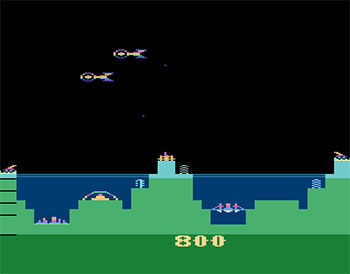 Pantallazo del juego online Atlantis (Atari 2600)