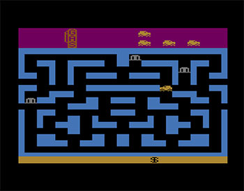 Pantallazo del juego online Bank Heist (Atari 2600)