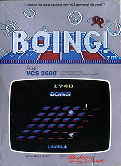 Carátula del juego Boing! (Atari 2600)