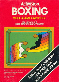 Carátula del juego Boxing (Atari 2600)