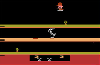 Pantallazo del juego online Bugs Bunny (Atari 2600)