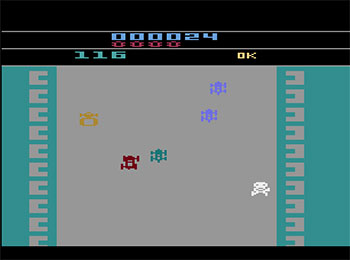Pantallazo del juego online Bump 'N' Jump (Atari 2600)