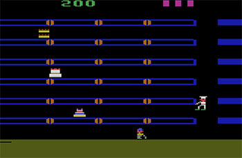 Pantallazo del juego online Cakewalk (Atari 2600)