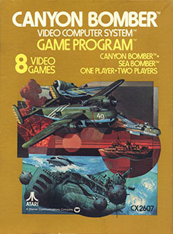Carátula del juego Canyon Bomber (Atari 2600)