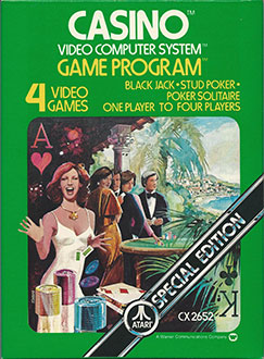 Carátula del juego Casino (Atari 2600)