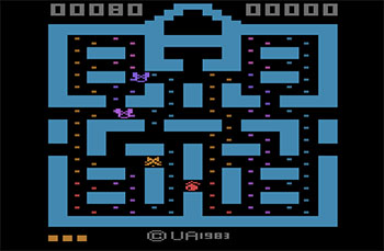 Pantallazo del juego online Cat Trax (Atari 2600)