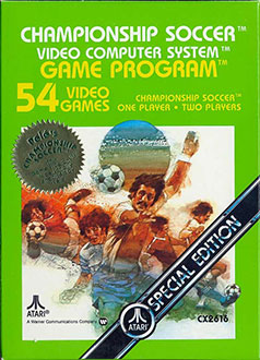 Carátula del juego Championship Soccer (Atari 2600)