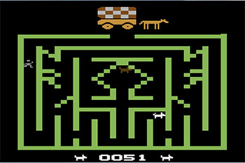 Pantallazo del juego online Chase the Chuck Wagon (Atari 2600)