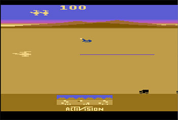 Pantallazo del juego online Chopper Command (Atari 2600)