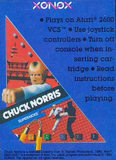 Carátula del juego Chuck Norris Superkicks (Atari 2600)