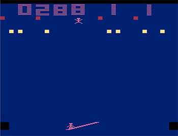 Pantallazo del juego online Circus Atari (Atari 2600)