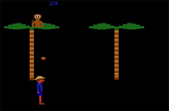 Pantallazo del juego online CocoNuts (Atari 2600)