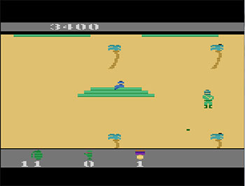 Pantallazo del juego online Commando (Atari 2600)