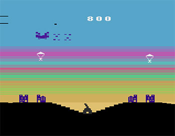Pantallazo del juego online Commando Raid (Atari 2600)