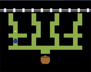 Pantallazo del juego online Cookie Monster Munch (Atari 2600)