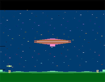 Pantallazo del juego online Cosmic Ark (Atari 2600)