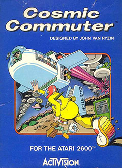 Carátula del juego Cosmic Commuter (Atari 2600)