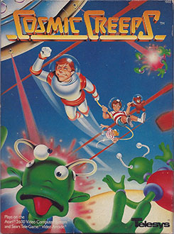 Carátula del juego Cosmic Creeps (Atari 2600)