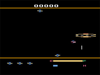 Pantallazo del juego online Cross Force (Atari 2600)