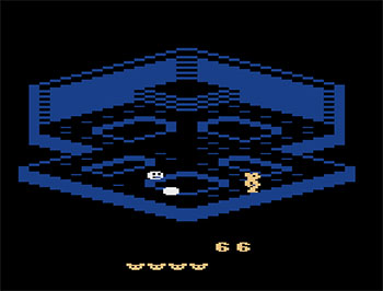 Pantallazo del juego online Crystal Castles (Atari 2600)