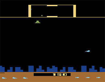 Pantallazo del juego online Defender (Atari 2600)