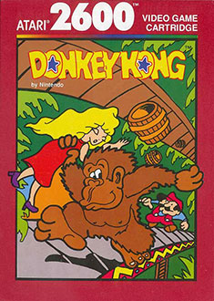 Carátula del juego Donkey Kong (Atari 2600)