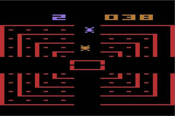 Pantallazo del juego online Dodge 'Em (Atari 2600)
