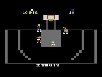 Pantallazo del juego online Double Dunk (Atari 2600)