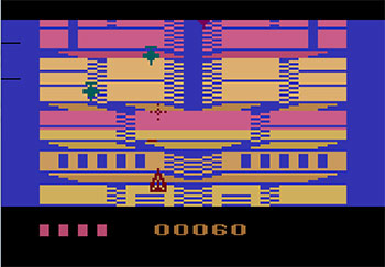 Pantallazo del juego online Espial (Atari 2600)