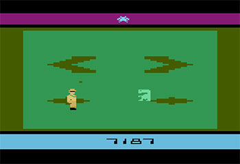 Pantallazo del juego online ET The Extra Terrestrial (Atari 2600)