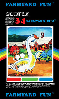 Carátula del juego Farmyard Fun (Atari 2600)
