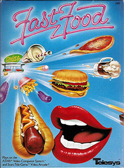 Carátula del juego Fast Food (Atari 2600)