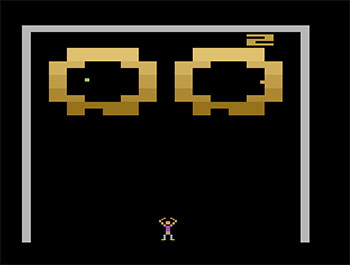 Pantallazo del juego online Fireball (Atari 2600)