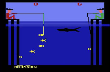 Pantallazo del juego online Fishing Derby (Atari 2600)