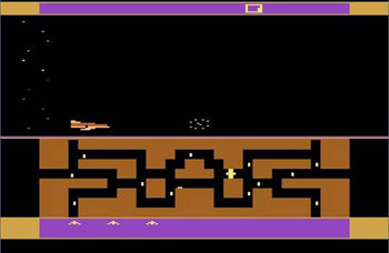 Pantallazo del juego online Flash Gordon (Atari 2600)