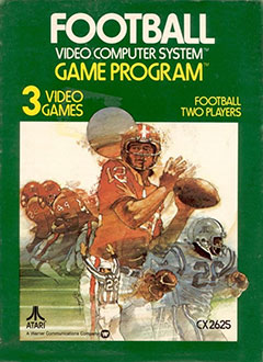Carátula del juego Football (Atari 2600)