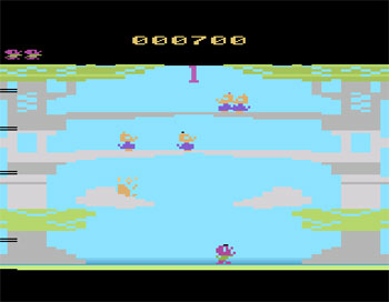 Pantallazo del juego online Fox & Goat (Atari 2600)