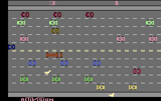 Pantallazo del juego online Freeway (Atari 2600)