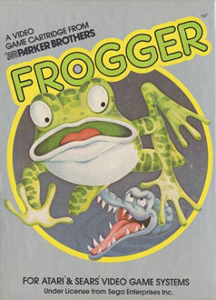 Carátula del juego Frogger (Atari 2600)