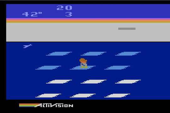Pantallazo del juego online Frostbite (Atari 2600)