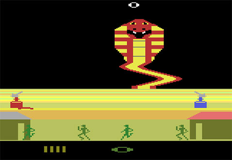 Pantallazo del juego online G.I. Joe Cobra Strike (Atari 2600)