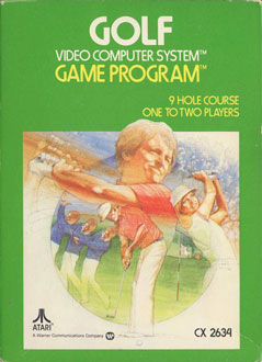 Carátula del juego Golf (Atari 2600)