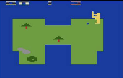 Pantallazo del juego online Golf (Atari 2600)