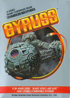 Carátula del juego Gyruss (Atari 2600)